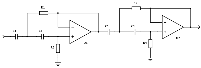 Active Butterworth Highpass Filter