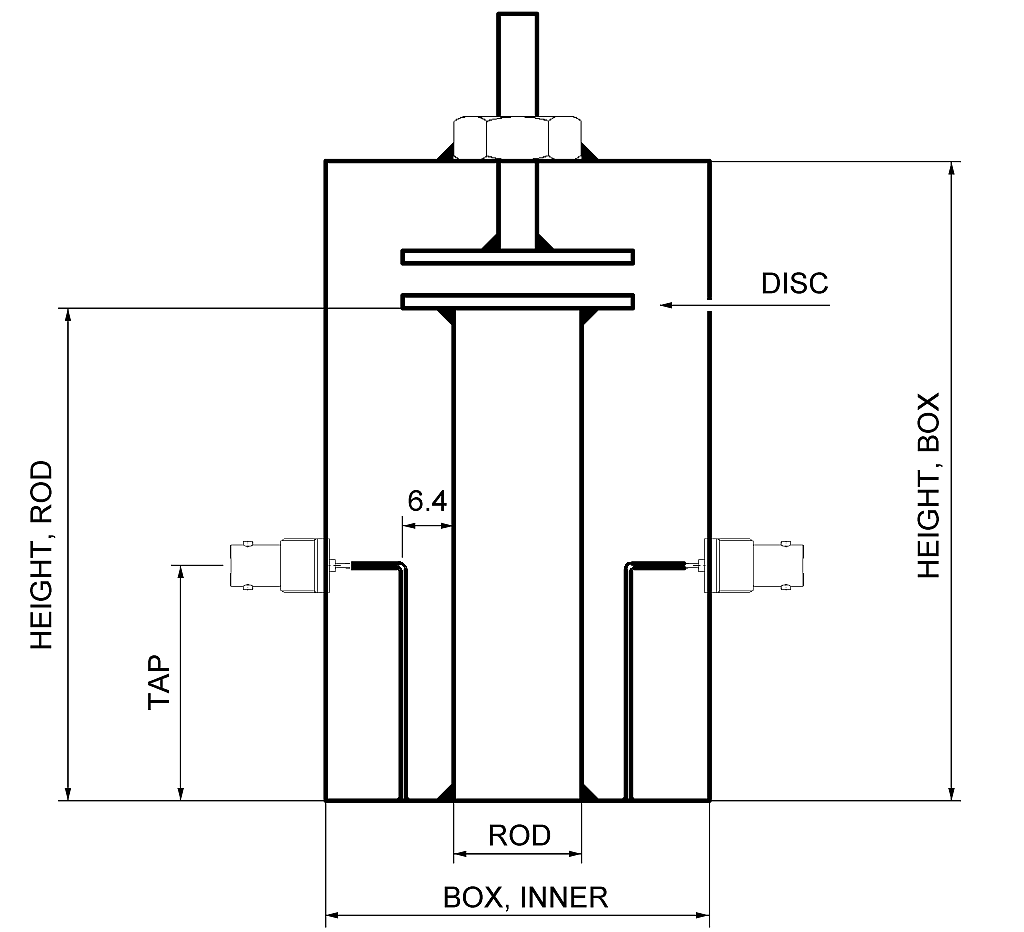 Coaxial Tank V.H.F. (Bandpass) Filter