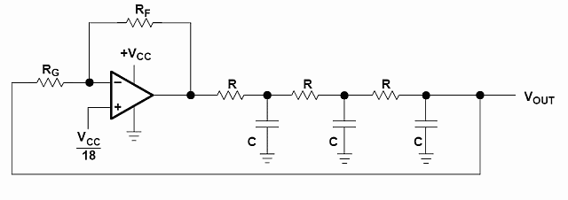 Classical Phase Shift Oscillator