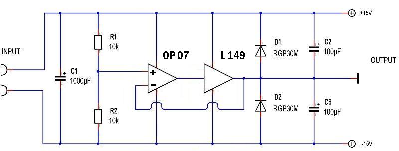 Schematics L149 active Power Split