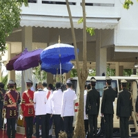 เฝ้าในหลวง 86 พรรษา • รับเสด็จ, หัวหิน