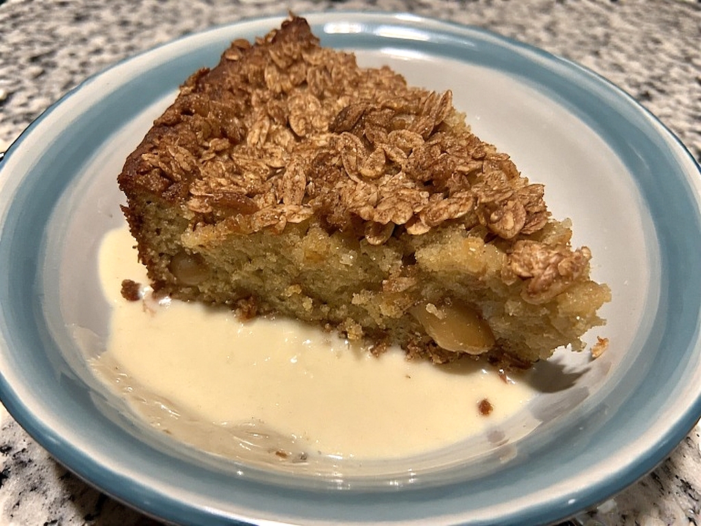 Apfel-Haferflocken-Cake