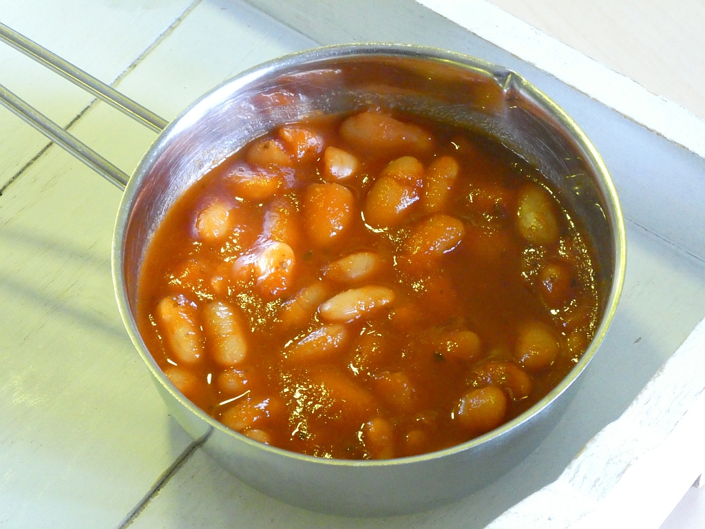 Baked Beans • Weisse Bohnen in Tomatensauce