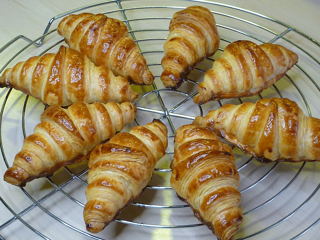 Croissants - mit Convenience Blätterteig