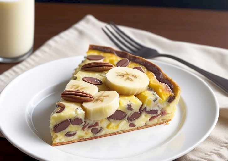 Frittata di Banana e Cioccolato
