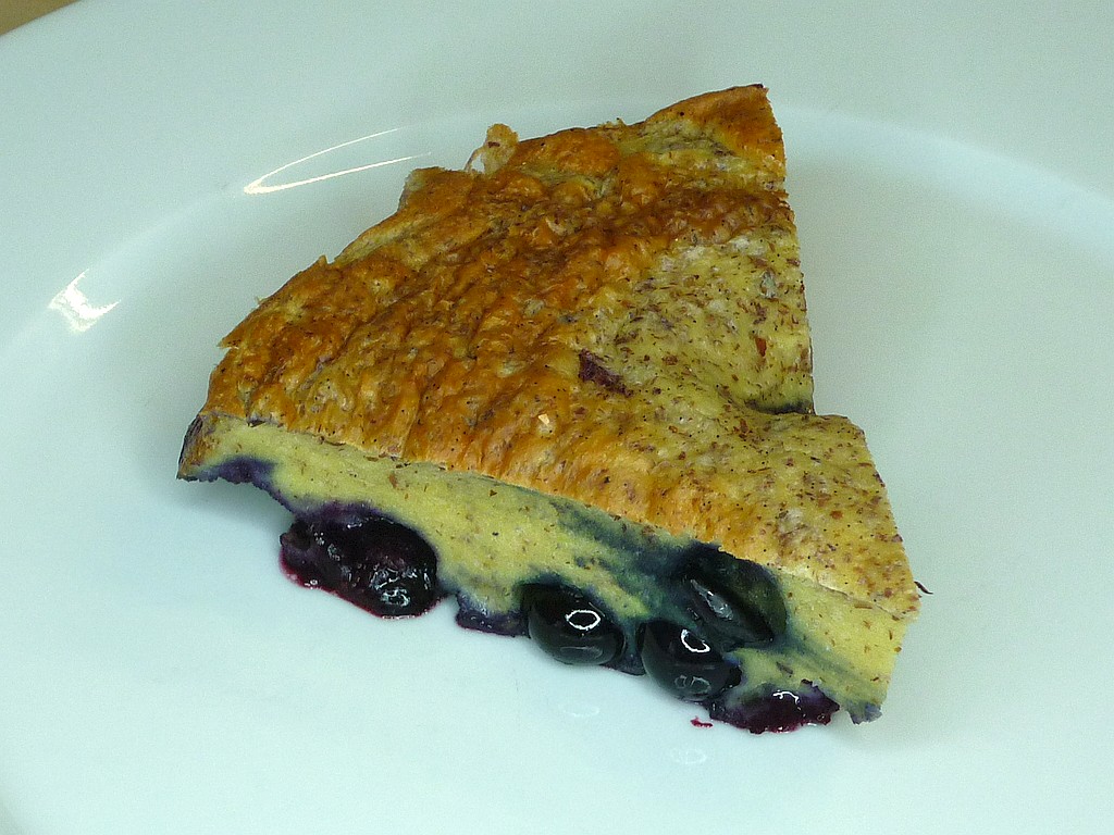 Frittata di Mirtilli con Vaniglia