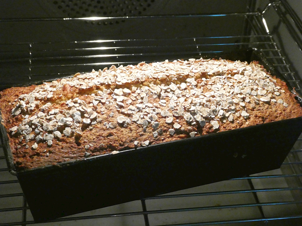 Haferflocken-Brot-Zucchini