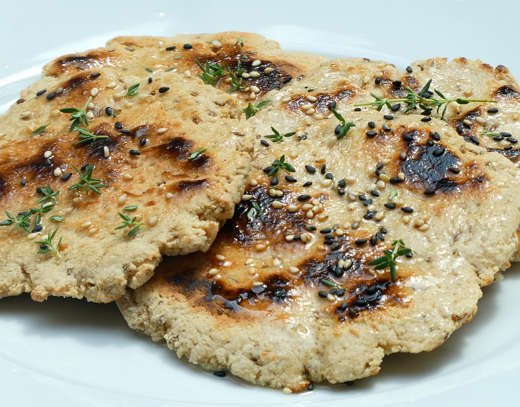 Haferflocken Pfannenbrot
