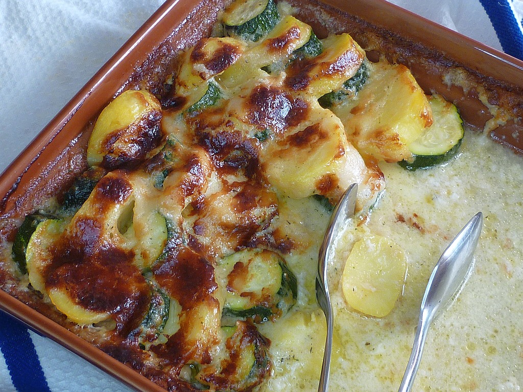 Kartoffel - Zucchini - Gratin
