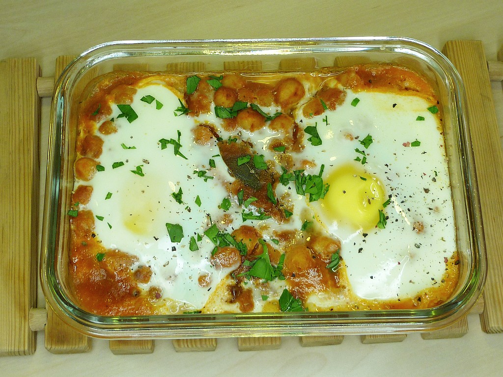 Kichererbsen à la Shakshuka