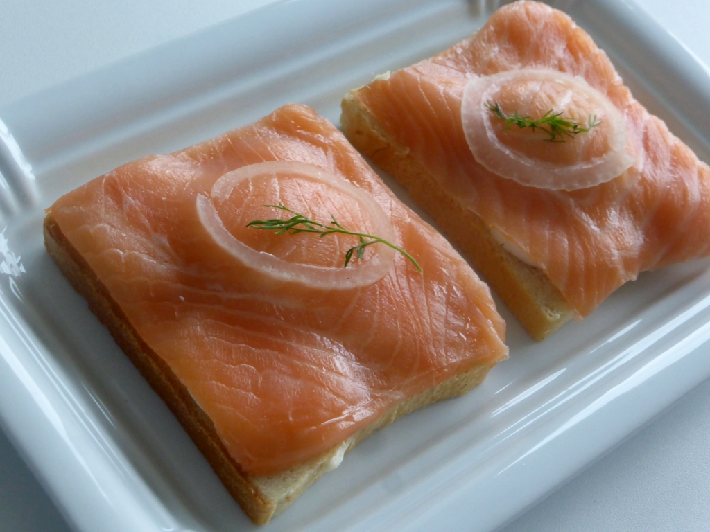 Brötli mit Lachs