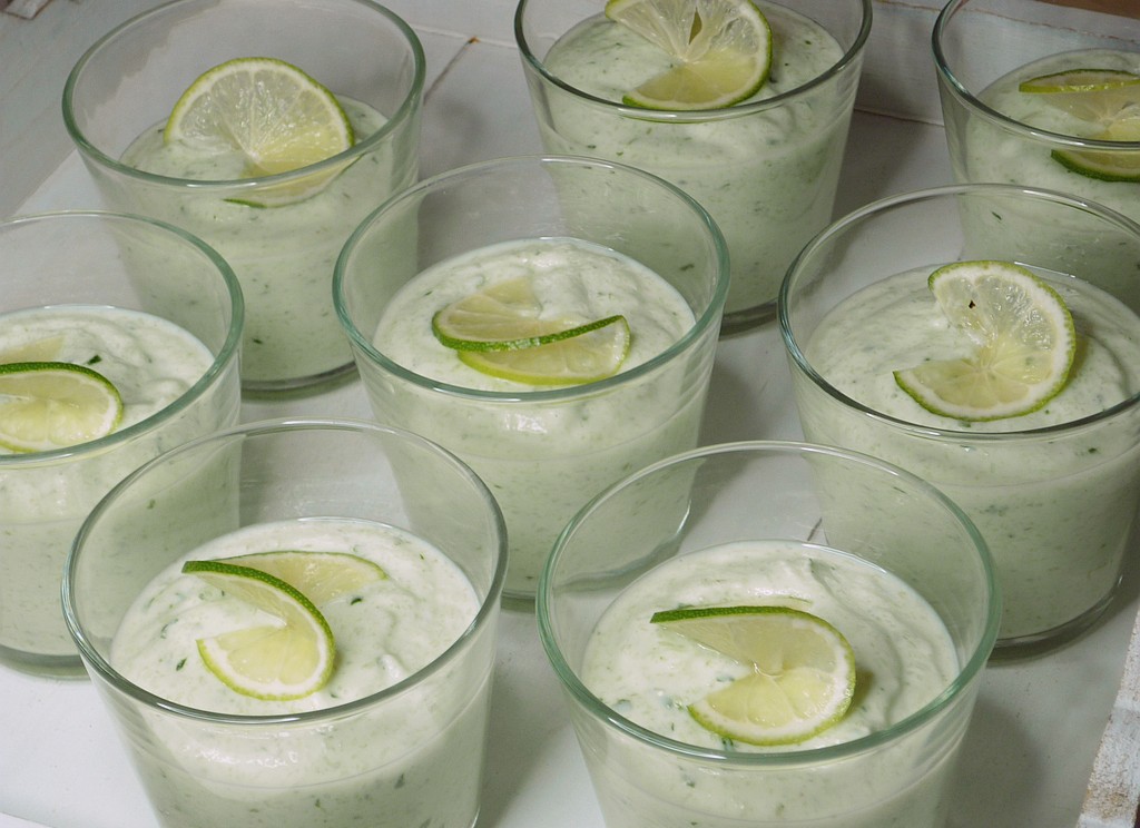 Limetten Minze Joghurt