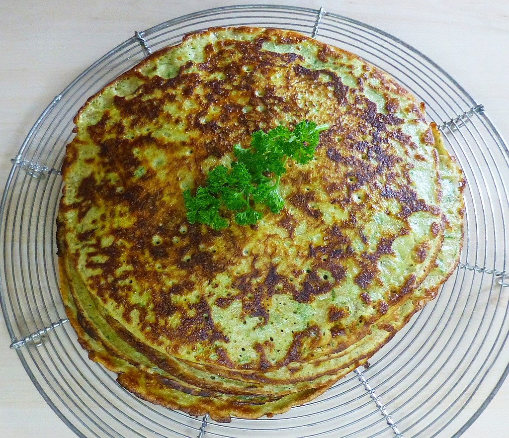 Omelette mit Dinkelmehl