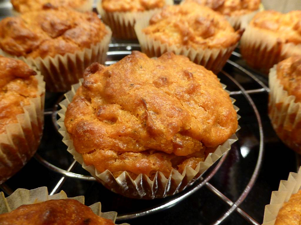 Poulet - Tomaten - Muffins