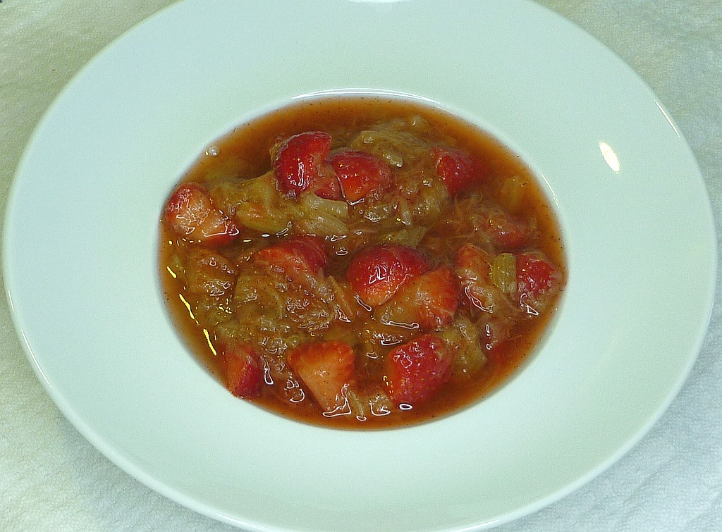 Rhabarber - Erdbeer - Kompott