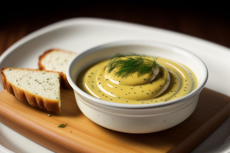 Honig-Senf-Dill-Sauce