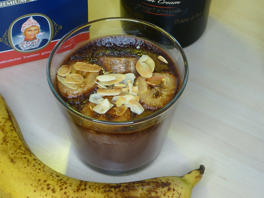 Schokolade - Baileys - Bananenpudding