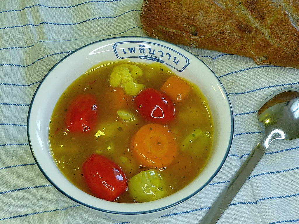 Spanische Gemüse Suppe