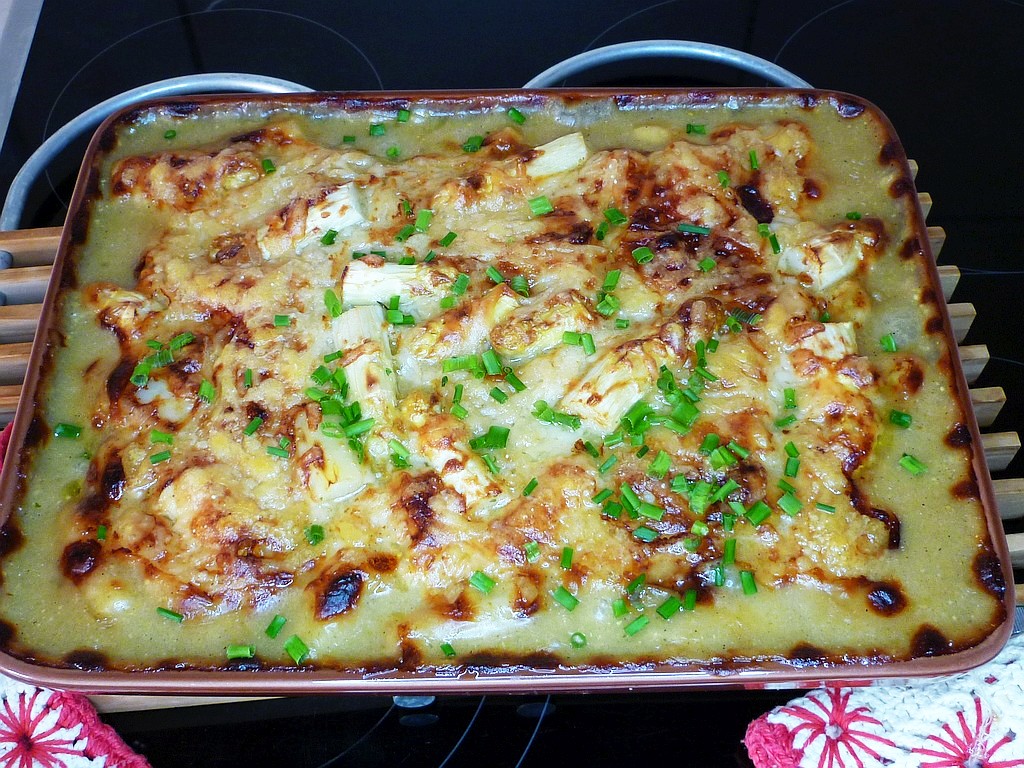 Spargel Lasagne