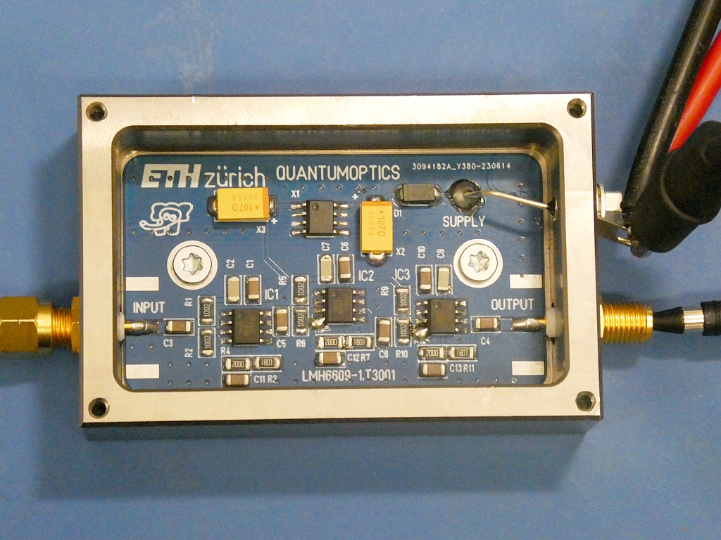 Broadband Measurement Amplifier wih the LMH6609