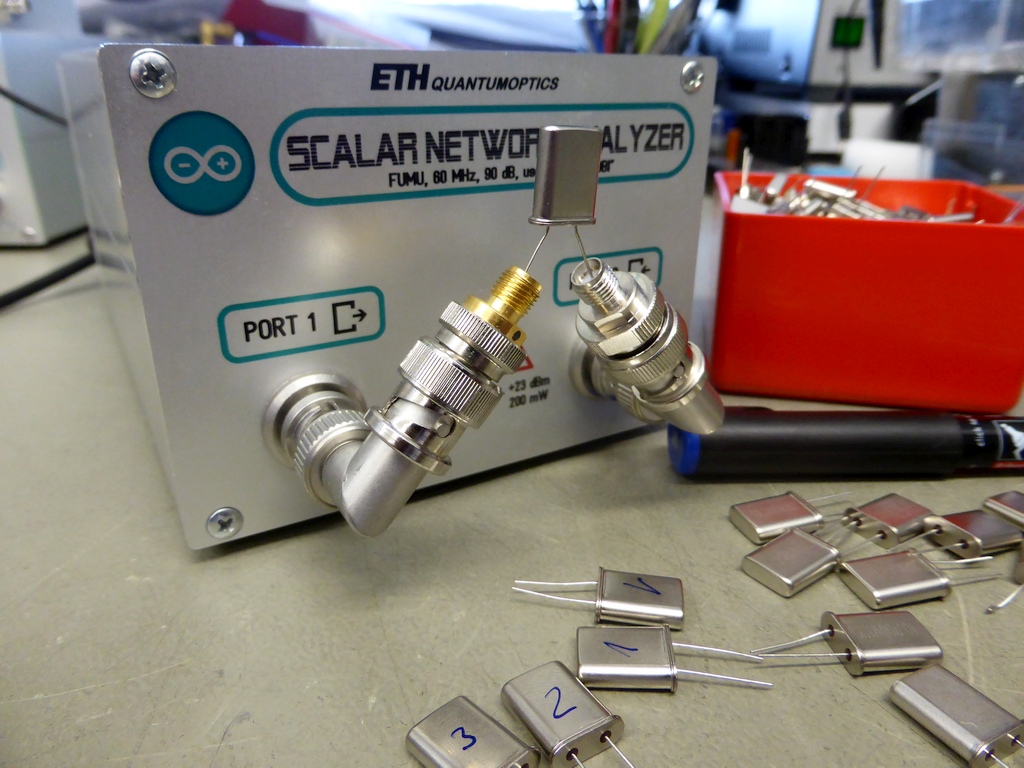 DIY SNA measure xtal replacement data