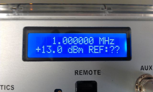 VHF Synthesiser with AD9859