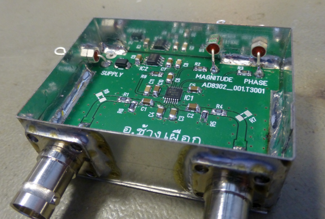 GAIN - PHASE - ADAPTER USING THE AD 8302