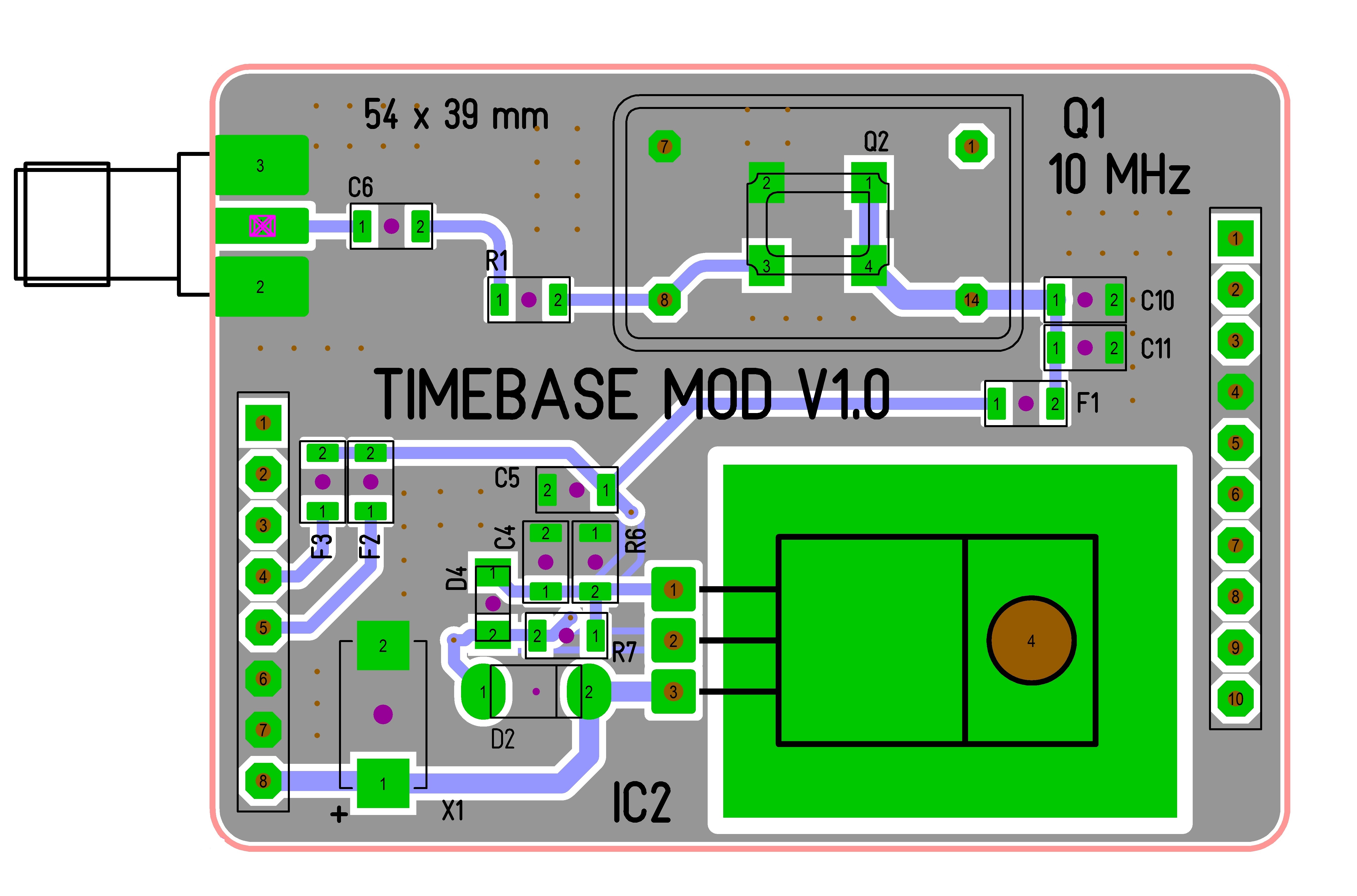Arduino Shield REINHARD, REFERENCE OSCILLATOR
