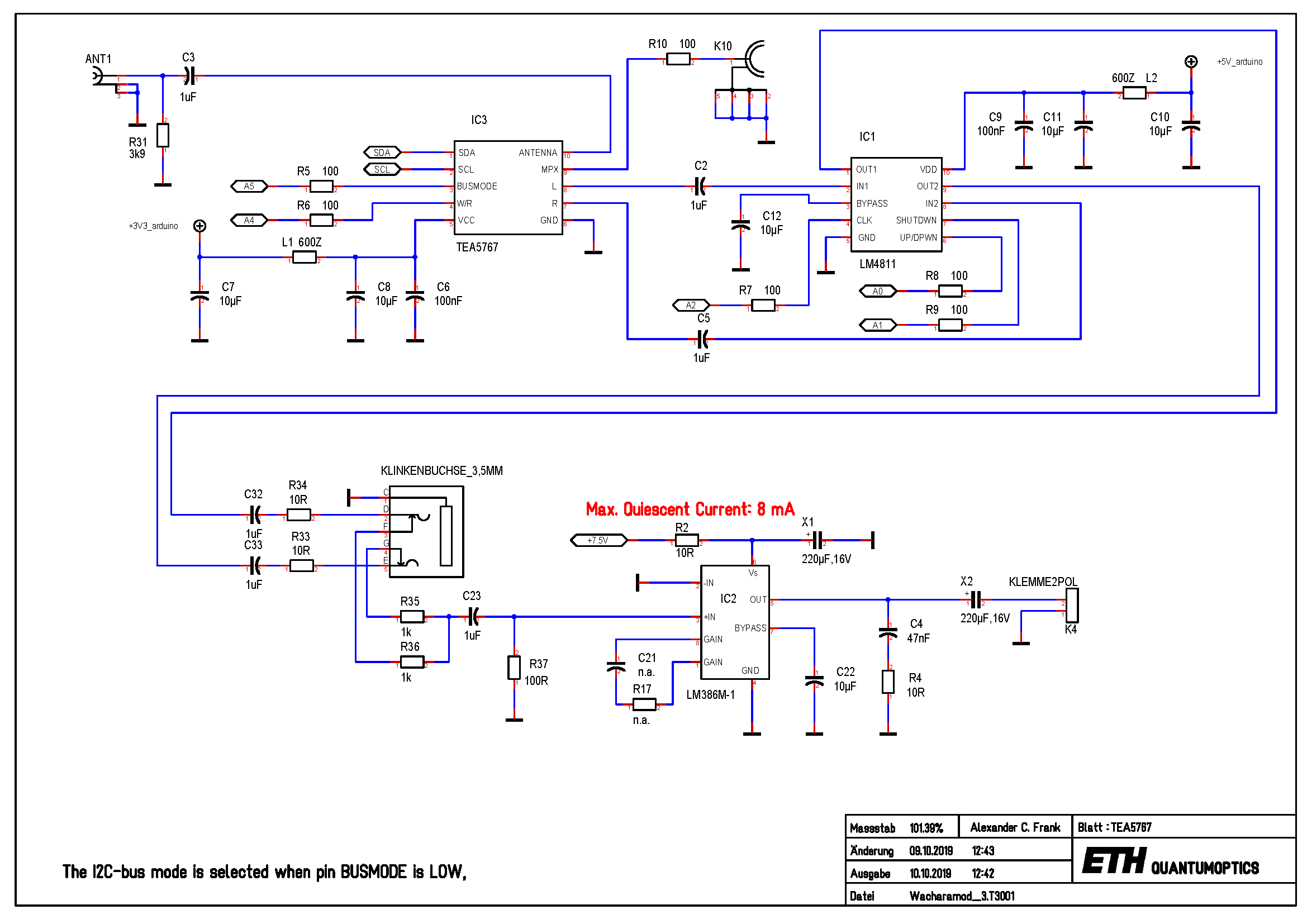 Arduino Shield WACHARA 1 (Schematics)